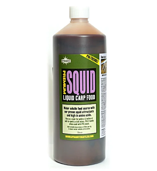 Ликвид Dynamite Baits Premium Squid Liquid Carp Food 1L