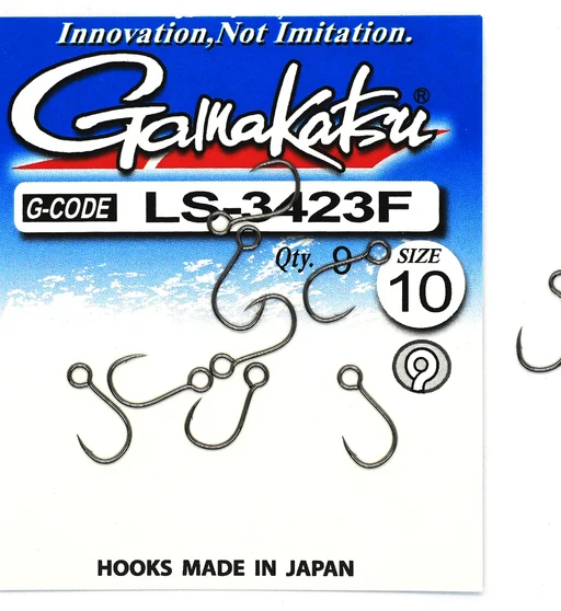 Гачки Gamakatsu LS-3423F N/L Black №10 9pc