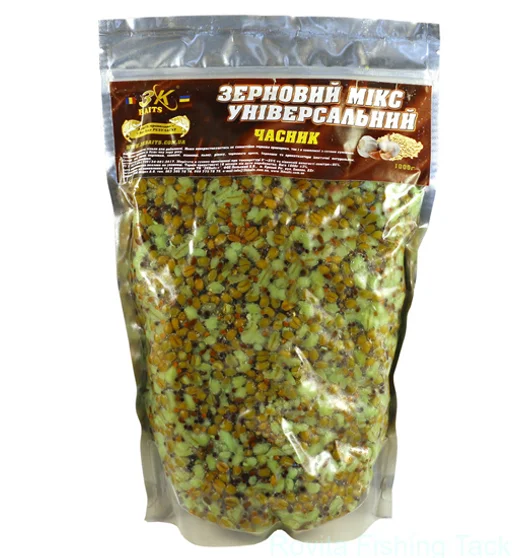 Прикормка 3KBaits Зерновий мікс универсальний часник 1kg