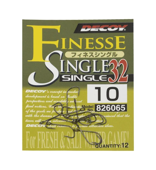 Гачок Decoy Single 32 #10 12pcs