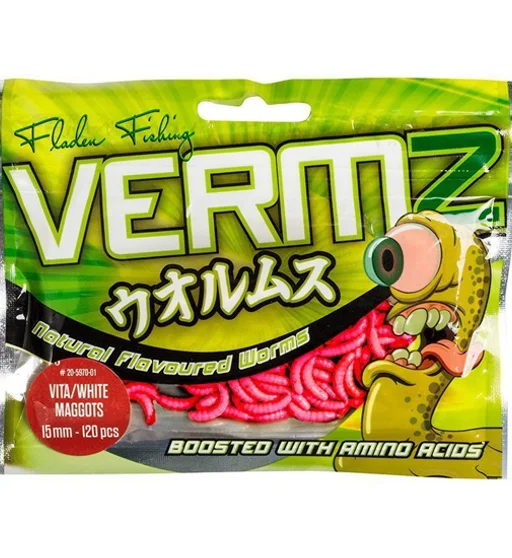 Штучний опариш червоний Fladen Vermz Maggots 15mm 120pcs