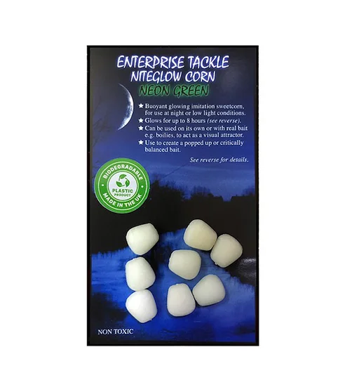 Штучна кукурудза Enterprise Tackle Pop-Up  Niteglow Neon Green 8pc