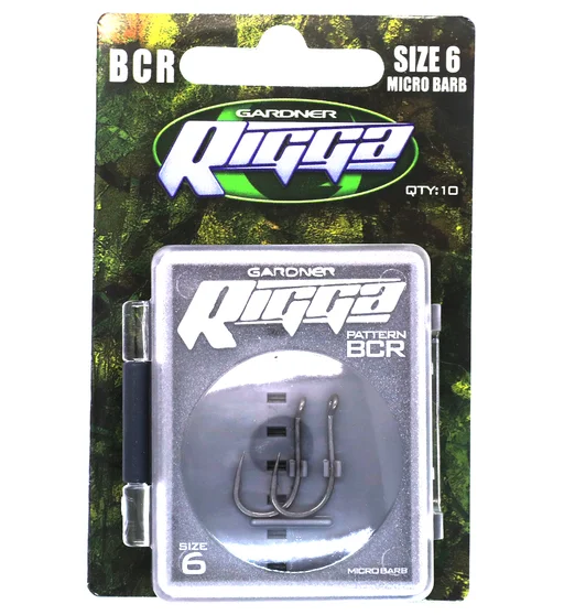 Гачки Gardner Rigga Bcr Hooks Barbed №6