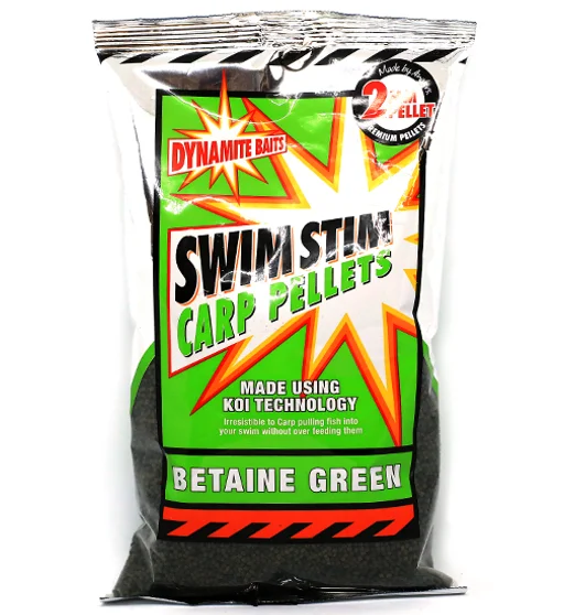 Пеллетс Dynamite Baits Swim Stim Betaine Green 2mm 900g