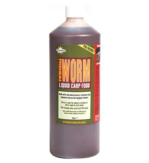 Ликвид Dynamite Baits Worm Liquid Carp Food 1L
