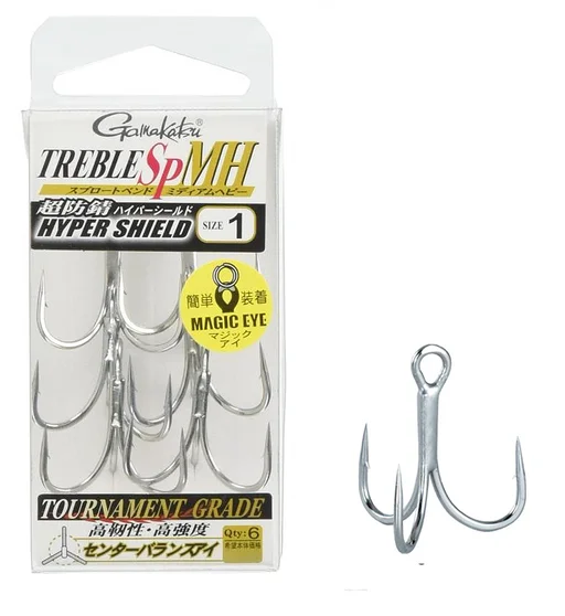 Трійник Gamakatsu Treble SP-MH #1 6pcs