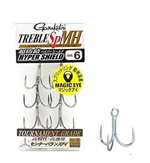Трійник Gamakatsu Treble SP-MH #6 6pcs