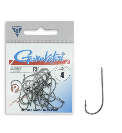 Гачок Gamakatsu F31 Black №4 25pc