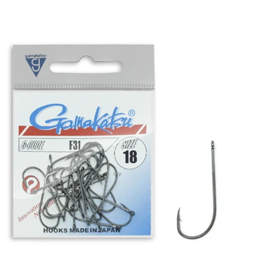 Гачки Gamakatsu F31 Black №18 25pc