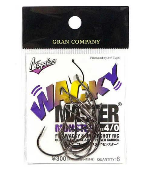 Крючок для дропшота Varivas Nogales Wacky Master Monster #4/0