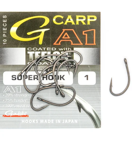 Гачки одинарні Gamakatsu G-Carp A-1 №01 10pc