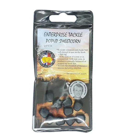 Искусственная кукуруза Enterprise Tackle Pop-Up Black