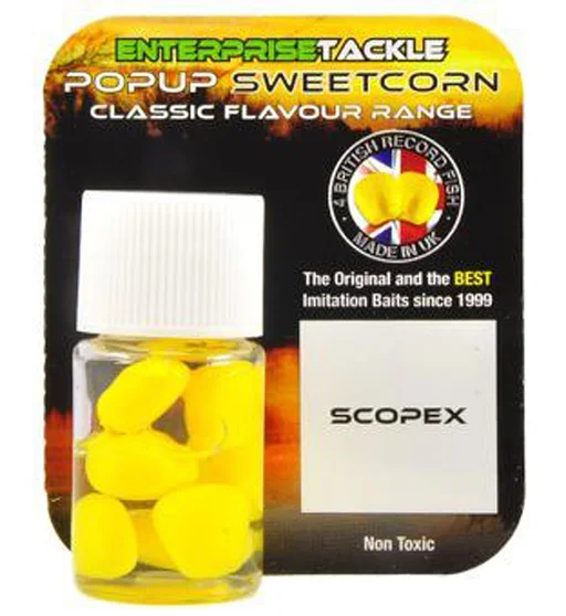 Штучна кукурудза Enterprise Tackle Pop-Up Nutrabaits Scopex Yellow