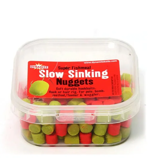 Нагетс Dynamite Baits Pop-Ups super fismeal slow sinking nuggets yellow/red