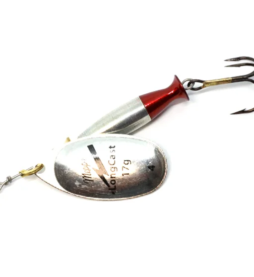Блесна вращающаяся Mepps Aglia LongCast №4 silver 17g