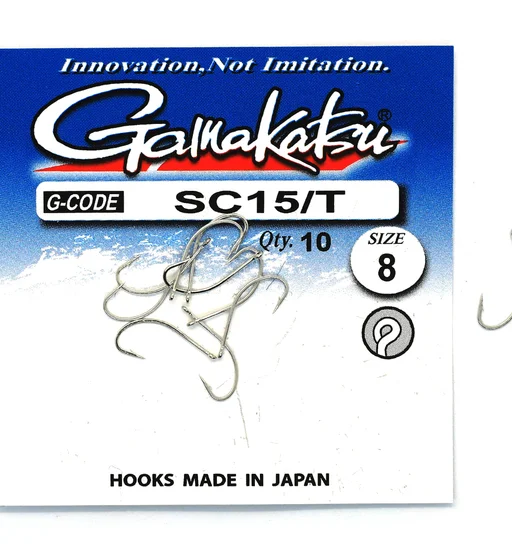 Гачки Gamakatsu SС15/T N/L №8 10pc