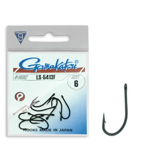 Гачки Gamakatsu LS-5413F Black №6 10шт.