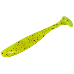 Силікон Keitech Easy Shiner 3.5" pal#01 Chartreuseredflake