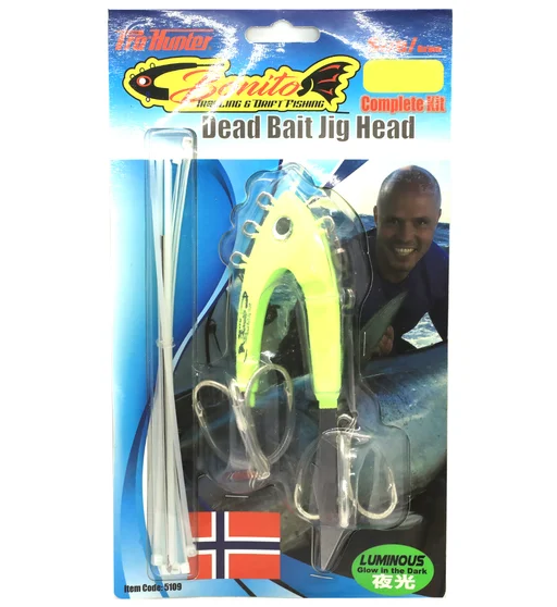Голівка монтажна Bonito Dead Bait jig head-complete Kit 500g #1