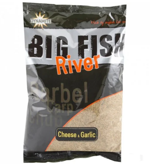 Прикормка Dynamite Baits Big Fish River Groundbait Cheese &Garlicl 5x 1.8g