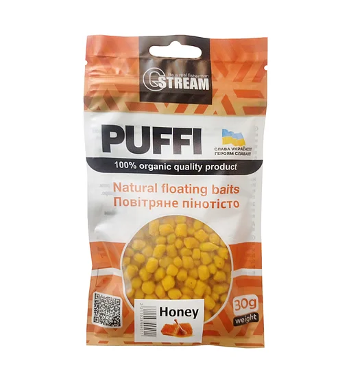 Воздушное пенотесто G.Stream Puffi Grizzly Baits мед mini 30g