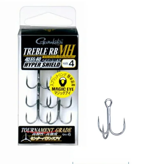 Тройник Gamakatsu Treble RB-MH #4 6pcs