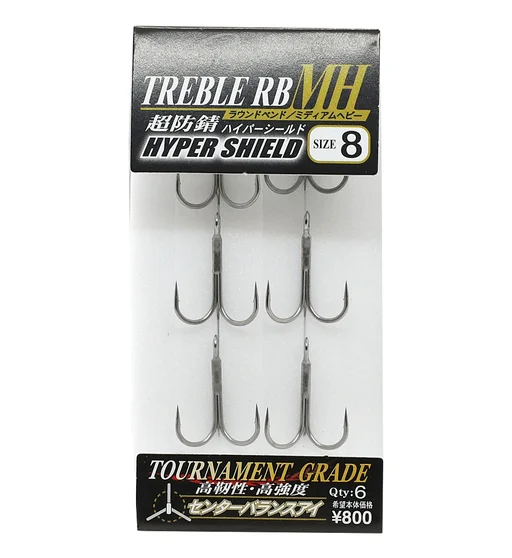 Тройник Gamakatsu Treble RB-MH #8 6pcs
