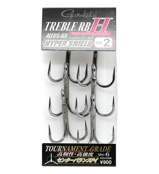 Тройник Gamakatsu Treble RB-H №2 6pcs
