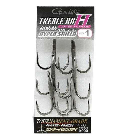 Тройник Gamakatsu Treble RB-H №1 6pcs