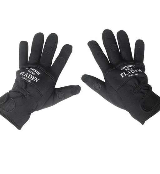 Перчатки Fladen Neoprene Gloves Black XXL Split Finger