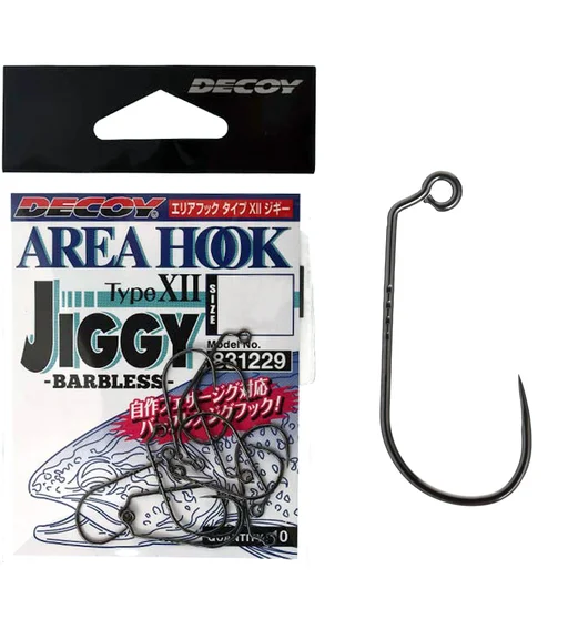 Крючок Decoy AH-12 Area Hook Jiggy #4 10pcs