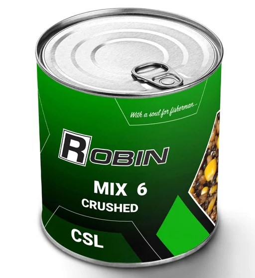 Зерновая смесь дробленная Robin MIX-6 900ml ж/б CSL