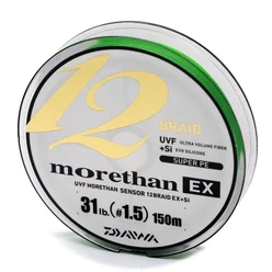 Шнур Daiwa UVF Morethan Sensor 12Braid Ex+Si 150m 13.9kg 0.205mm #1.5