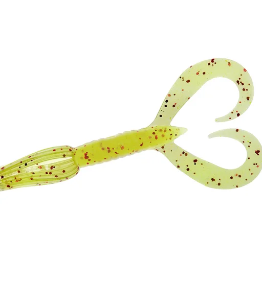 Силикон Keitech Little Spider 2" pal#01 Chartreuseredflake
