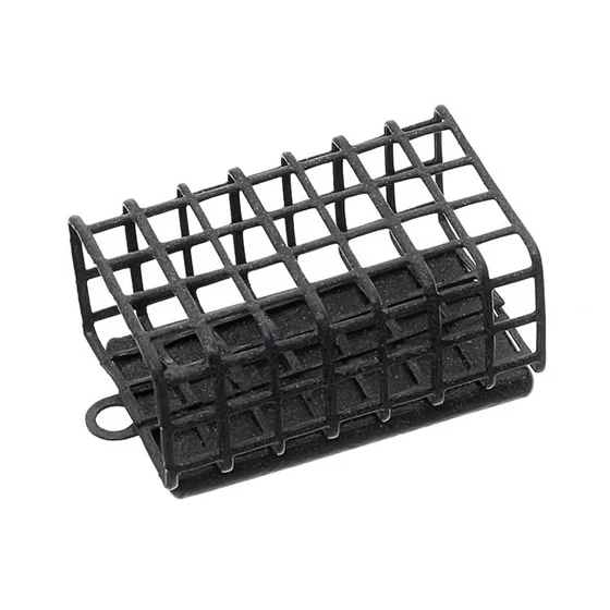 Годівниця металічна прямокутна велика 60x35mm 60g фото 1