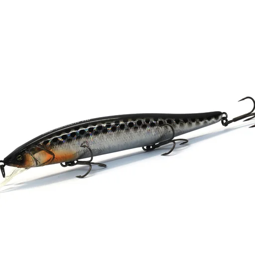 Воблер Jackall RV-Minnow 110SP 110mm 16.3g #HL Silver & Black