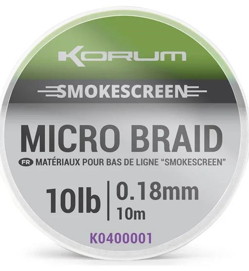 Поводковый материал Korum Smokescreen Micro 10LB