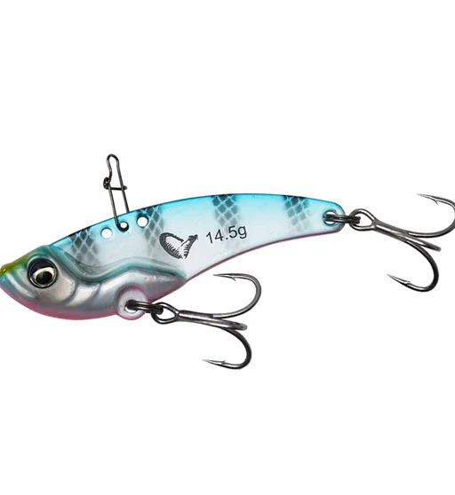 Виб Savage Gear Vib Blade 45mm 8.5g Sinking #Blue Pink Stripes