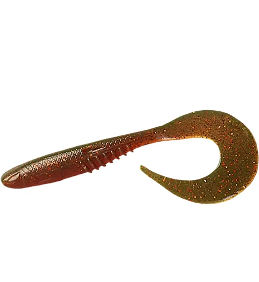 Силикон Fishing Drugs Gungsta Twist 4" #02 Motor Oil