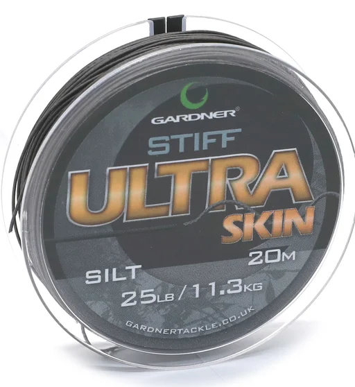 Поводочный материал Gardner Stiff Ultra Skin 25lb 11.3kg silt