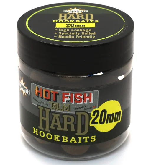 Бойли Dynamite Baits Hard Hook Baits Hot Fish & GLM 20mm 150g