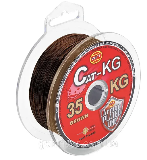 Шнур для сома WFT CAT Braun 300m 35kg 0.40