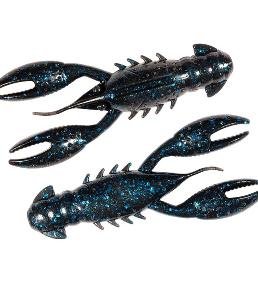 Плаваючий силікон ZMAN Pro Crawz 3.5" 3pc #Black Blue Flake
