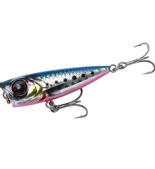 Воблер Savage Gear 3D Minnow Popper 43mm 4g Floating #Pink Belly Sardine Php