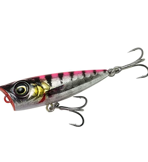 Воблер Savage Gear 3D Minnow Popper 43mm 4g Floating #Pink Barracuda Php