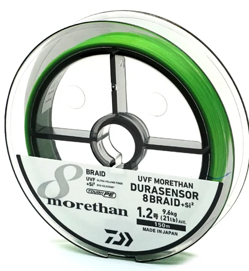 Шнур Daiwa UVF Morethan Dura Sensor X8+SI2 150m LG 9.6kg 0.185mm #1.2