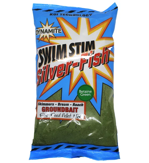 Прикормка Dynamite Baits Swim Stim Commercial Groundbait - Silver Fish - Green 900g