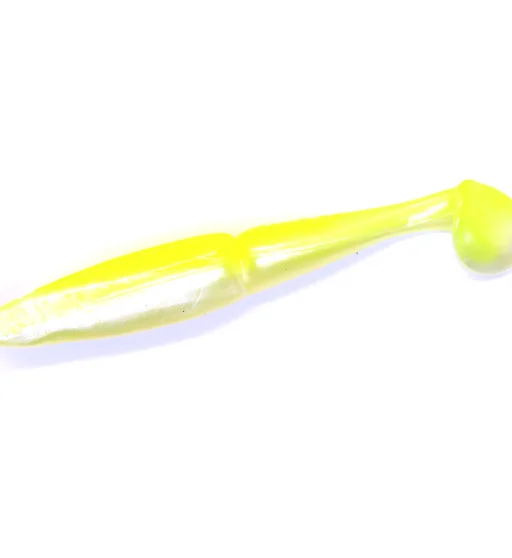 Силікон Gambler 5.25" Big EZ #Chartreuse Shad 5pc