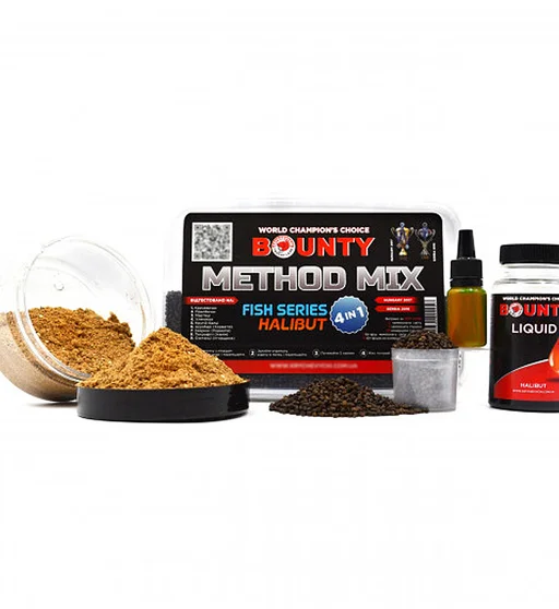 Прикормка Bounty Method Mix4in1 Halibut fish