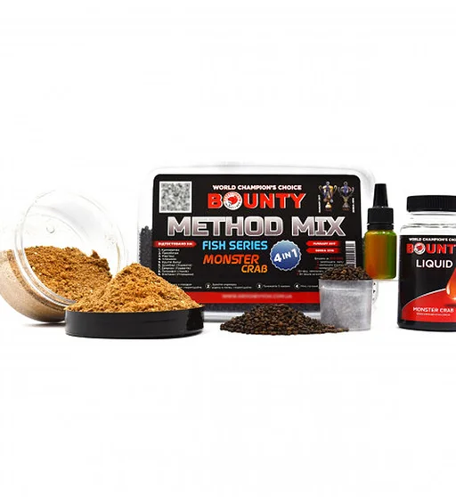 Прикормка Bounty Method Mix4in1 Monster Crab fish